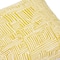 Hello Honey® Mustard & Cream Kuba Cloth Pattern Cotton Pillow